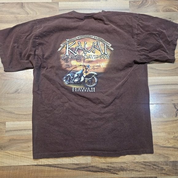 Harley-Davidson Other - Vintage Harley-Davidson Kauai Hawaii Single Stitch Tee XL